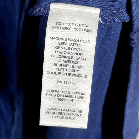 Vineyard Vines Dress Womens Medium blue shift preppy beach nautical - Picture 5 of 8